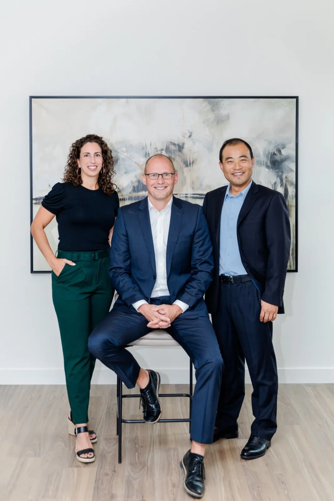 Jennifer Eisen, Erik Eisen and Jerry Zhang of Flow State Realty